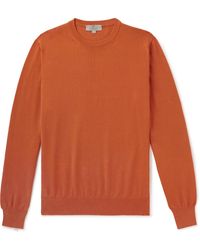 Canali - Slim-fit Cotton Sweater - Lyst