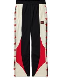 Palm Angels - Haas F1 Straight-leg Printed Colour-block Jersey Track Pants - Lyst