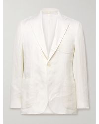 De Petrillo - Slim-fit Linen Suit Jacket - Lyst