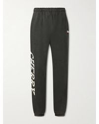 CHERRY LA - Hollywood Logo-Print Appliquéd Cotton-Jersey Sweatpants - Lyst
