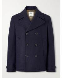 Valstar - Ben Padded Wool-Blend Felt Peacoat - Lyst