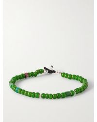 Mikia - Sterling, Glass And Shell Beaded Bracelet - Lyst