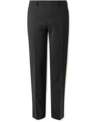 Boglioli - Straight-Leg Garment-Dyed Wool-Blend Trousers - Lyst