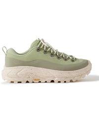 Hoka One One - Tor Summit Rubber-Trimmed Nubuck And Mesh Sneakers - Lyst