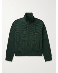 Burberry - Houndstooth Ponte Track Jacket - Lyst