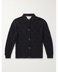 A Kind Of Guise - Per Knit Merino Wool And Organic Cotton-blend Cardigan - Lyst