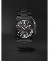 Bell & Ross - Br 05 Skeleton Automatic 41Mm Ceramic And Steel Watch, Ref. No. Br05A-Bl-Sk-Ce/Sce - Lyst