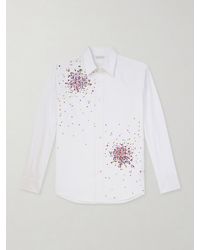 Dries Van Noten - Embellished Cotton-Poplin Shirt - Lyst