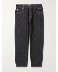 Dime - Straight-leg Logo-embroidered Jeans - Lyst