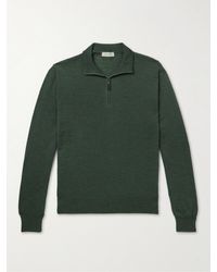 Canali - Slim-fit Wool Half-zip Sweater - Lyst