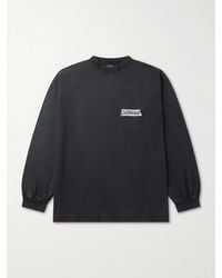 Balenciaga - Oversized Logo-Print Cotton-Jersey T-Shirt - Lyst
