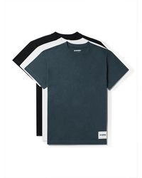 Jil Sander - Set Of Three Organic Cotton-Jersey T-Shirts - Lyst