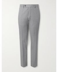 Incotex - Venezia 1951 Tapered Cotton And Virgin Wool-blend Twill Trousers - Lyst