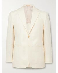 J. Mueser - Waverly Slim-fit Linen Suit Jacket - Lyst