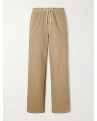 A.P.C. - Straight-Leg Cotton-Twill Trouser - Lyst