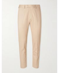 Tom Ford - Straight-Leg Cotton-Drill Trousers - Lyst