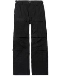 Balenciaga - Convertible Flared Cotton-ripstop Cargo Trousers - Lyst