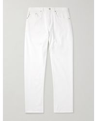 Frescobol Carioca - Columbo Straight-Leg Cotton-Blend Twill Trousers - Lyst