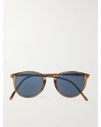 Oliver Peoples - Round-frame Acetate Sunglasses - Lyst