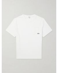 Loewe - Anagram-Embroidered Cotton-Jersey T-Shirt - Lyst