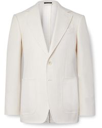 Tom Ford - Shelton Wool, Mohair, Silk And Linen-Blend Blazer - Lyst