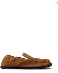 Loewe - Flex Suede Loafers - Lyst