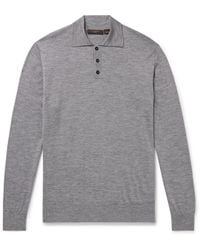 Slowear - Incotex Slim-Fit Cashmere And Silk-Blend Polo Shirt - Lyst