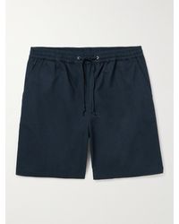 Universal Works - Shorts a gamba dritta in twill di cotone Beach - Lyst