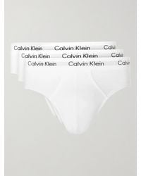 Calvin Klein - Confezione da tre slip in cotone stretch - Lyst
