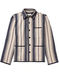 Kardo - Paris Striped Cotton-canvas Jacquard Jacket - Lyst