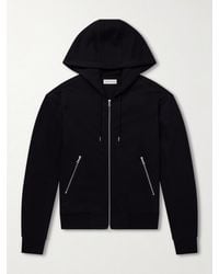 Dries Van Noten - Cotton-Jersey Zip-Up Hoodie - Lyst