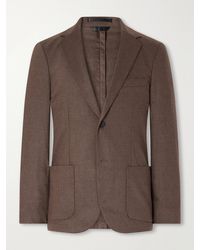 Sunspel - Wool And Cashmere-Blend Flannel Suit Jacket - Lyst