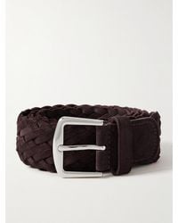Loro Piana - 4Cm Woven Suede Belt - Lyst
