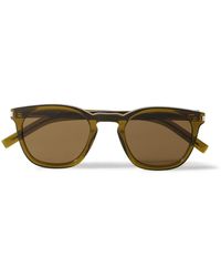 Saint Laurent - D-Frame Recycled-Acetate Sunglasses - Lyst