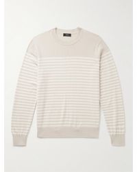 Theory - Striped Merino Wool Sweater - Lyst