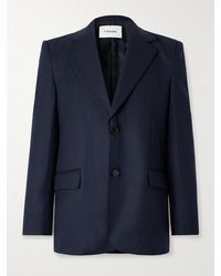 FRAME - Wool-twill Suit Jacket - Lyst