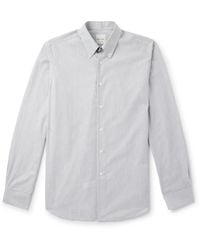 Paul Smith - Button-Down Collar Striped Cotton Shirt - Lyst