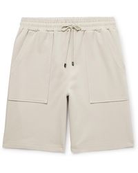 Zimmerli of Switzerland - Straight-leg Stretch-modal And Cotton-blend Jersey Drawstring Shorts - Lyst