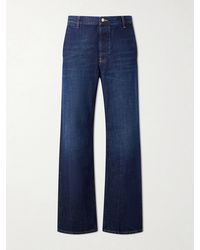 Jeanerica - Genua Straight-Leg Mid-Waist Cotton Jeans - Lyst