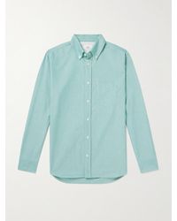 MR P. - Button-down Collar Organic Cotton Oxford Shirt - Lyst