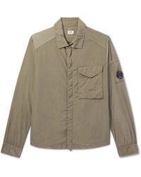 C.P. Company - Garment-Dyed Chrome-R Overshirt - Lyst