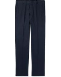 Loro Piana - Jarno Austin Straight-Leg Stretch-Cotton Twill Trousers - Lyst