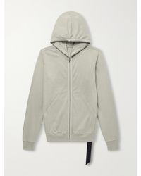 Rick Owens - Gimp Cotton-Jersey Zip-Up Hoodie - Lyst