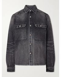 Rick Owens - Denim Overshirt - Lyst