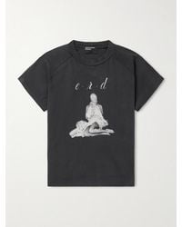 Enfants Riches Deprimes - Cropped Printed Cotton-Jersey T-Shirt - Lyst