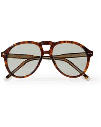 Jacques Marie Mage - Valkyrie Aviator-style Tortoiseshell Acetate Sunglasses - Lyst