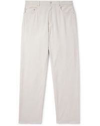 A.P.C. - Fairfax Straight-leg Cotton-corduroy Trousers - Lyst