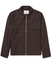 NN07 - Alban 1808 Lenzing Ecovero And Linen-Blend Jacket - Lyst