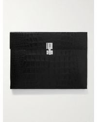 Tom Ford - Croc-effect Patent-leather Document Holder - Lyst