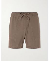 NN07 - Ryder 5971 Straight-Leg Tencel-Blend Drawstring Shorts - Lyst